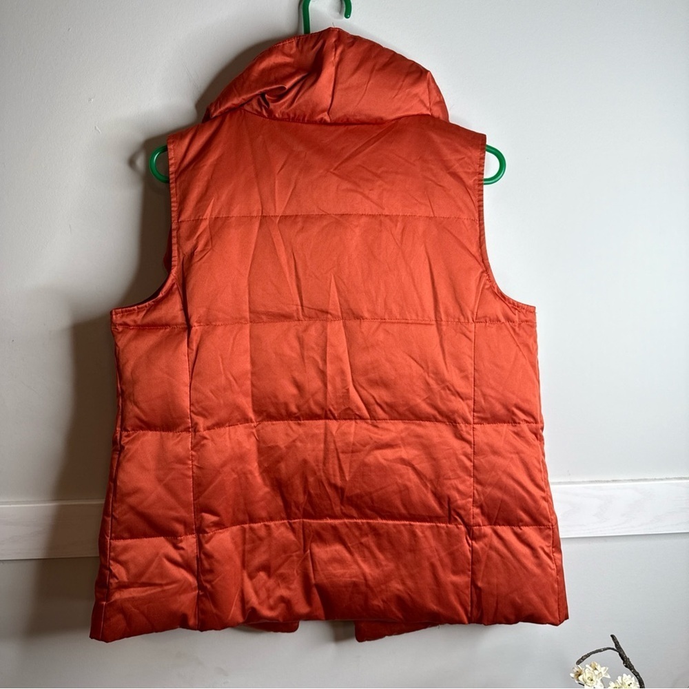 J. Jill Vibrant Orange Quilted Vest - Picture 7 of 8